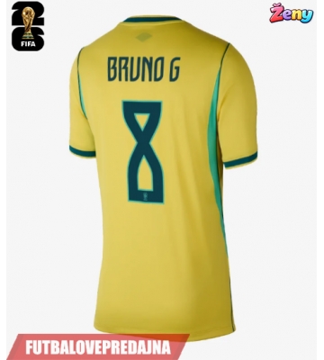 Lacne Ženy Futbalové dres Brazília Bruno Guimaraes #8 MS 2026 Krátky Rukáv - Domáci